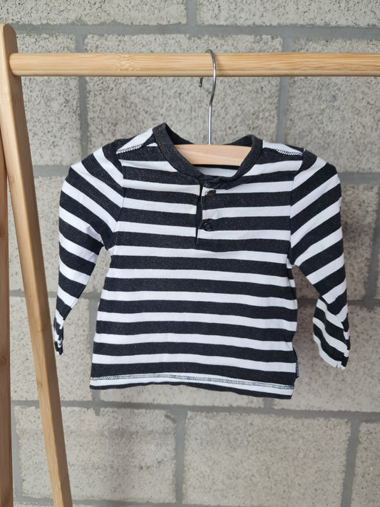 Longsleeve met strepen 62 Noppies