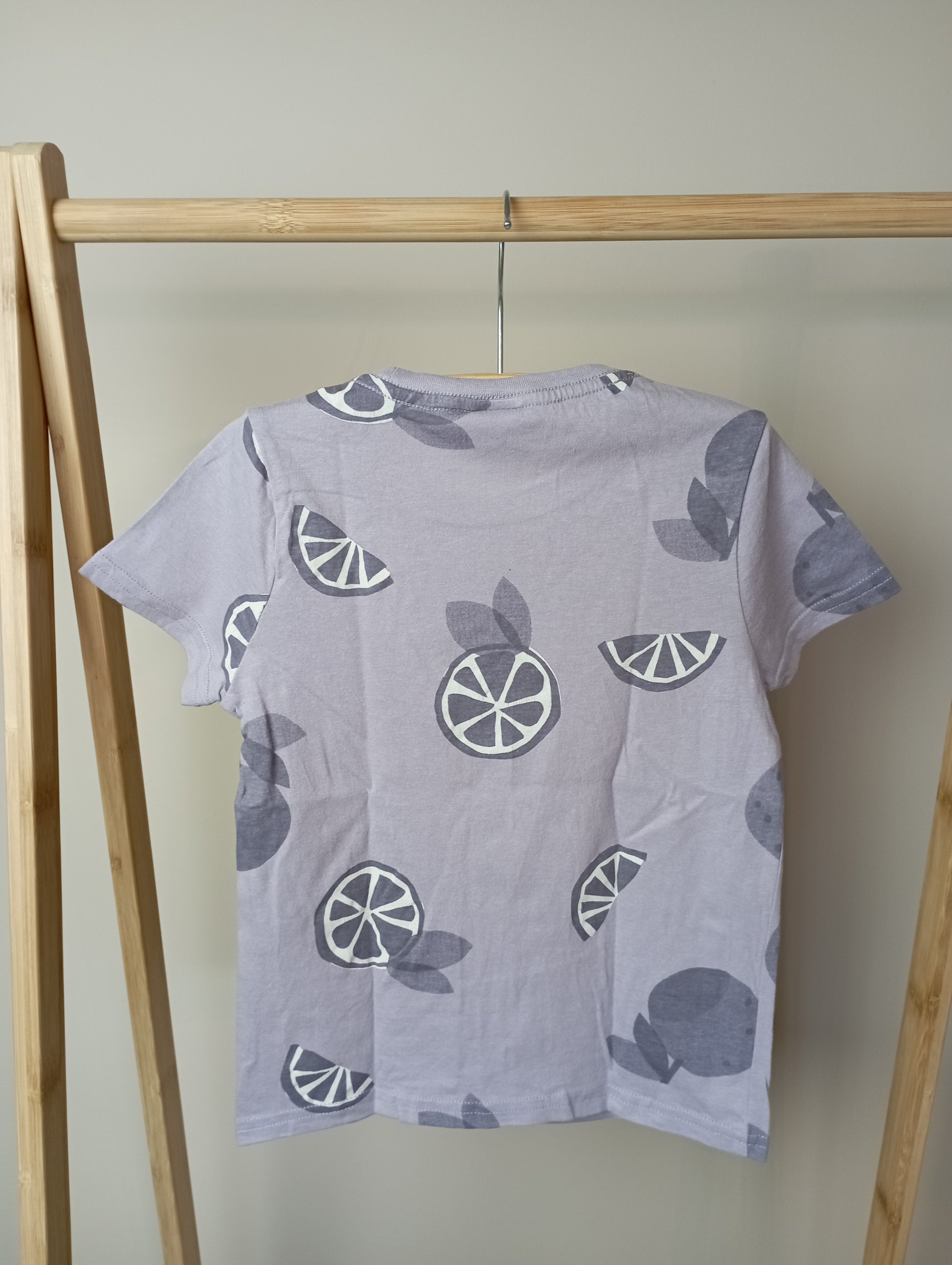 T-shirt met appelsienen 98/104 Hema