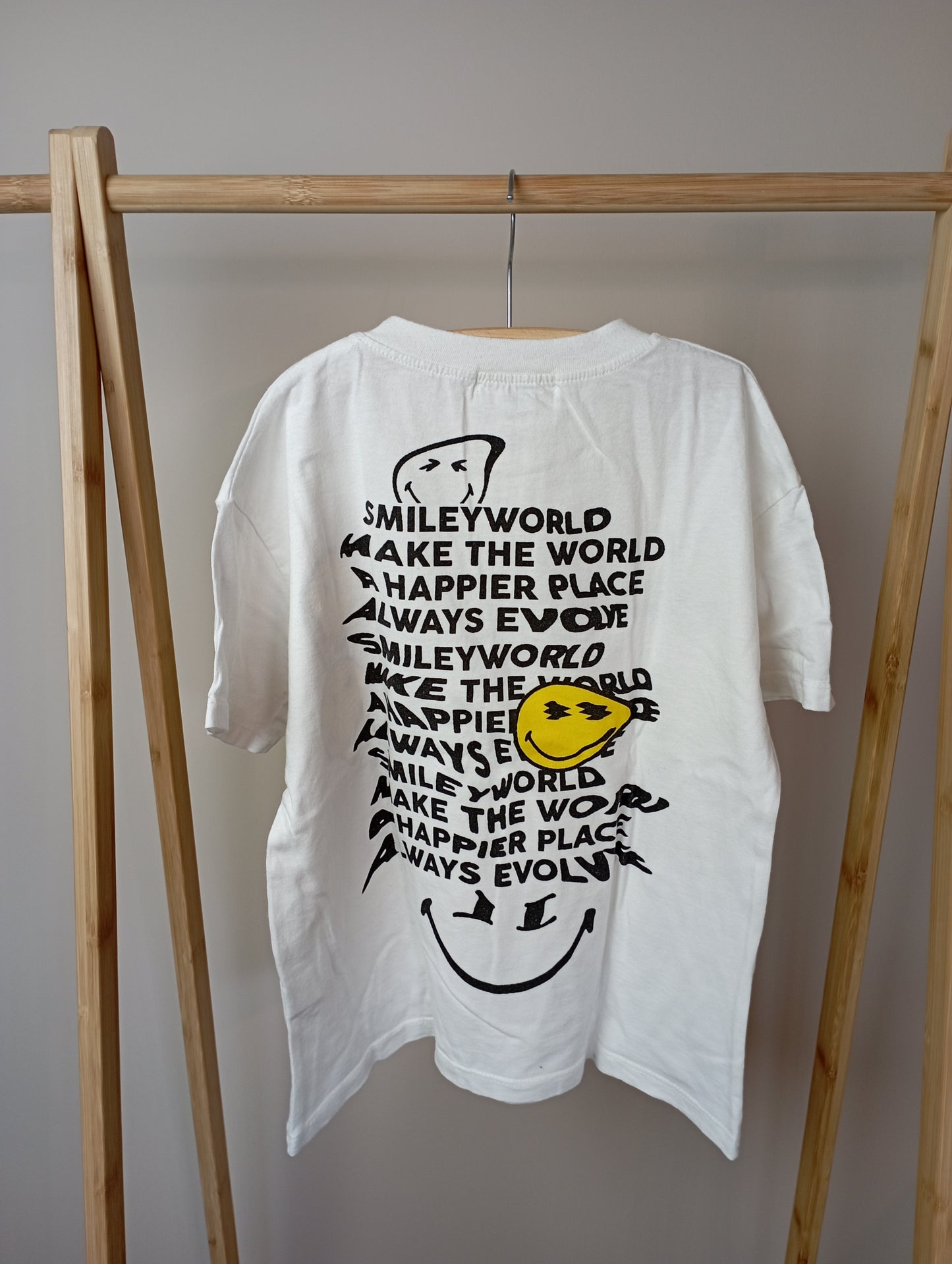 T-shirt met smiley 122/128 Zara