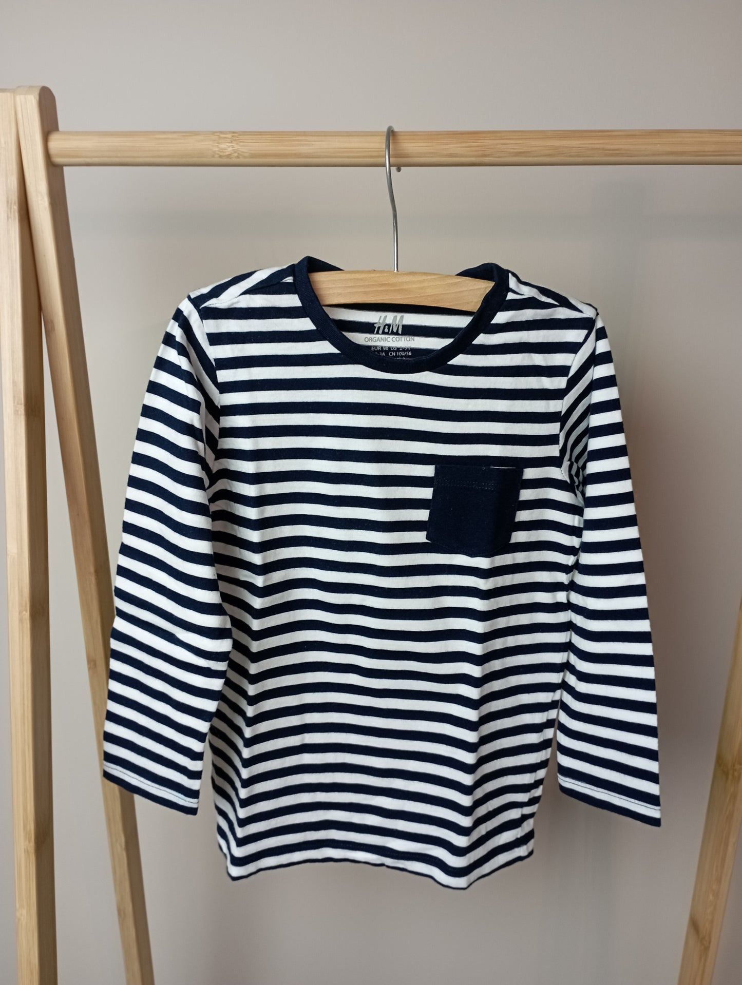 Longsleeve met strepen 98 H&M